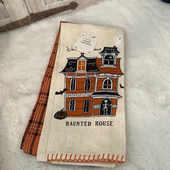 Target BP Halloween 2024 Haunted House Kitchen Towels - Picture 1 of 7